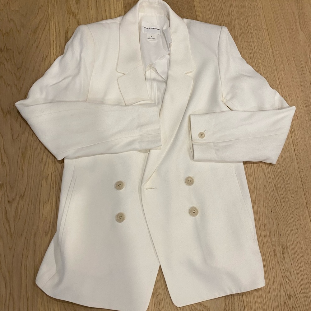 Club Monaco white blazer - size 0